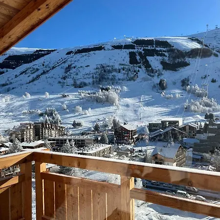 Alpesi faház New Chalet With Panoramic Views Les Deux Alpes
